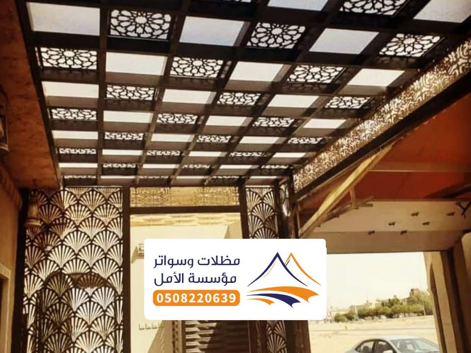 تركيب مظلات خشب بيوت بلجرشي